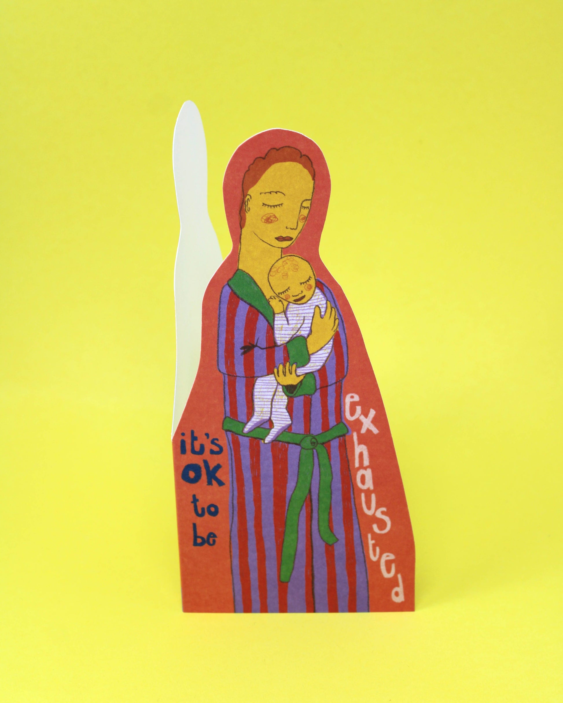 Exhausted Parent Card