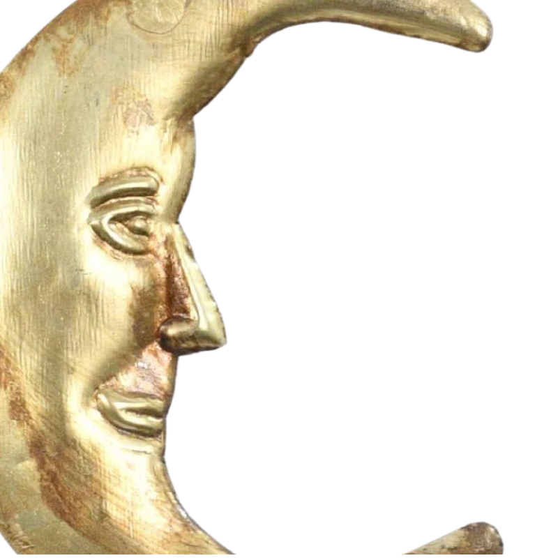 Crescent Moon-Shaped Decoration