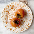 Burnt Orange Puglia Splatter Plate