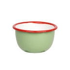 Olive Enamel Bowl