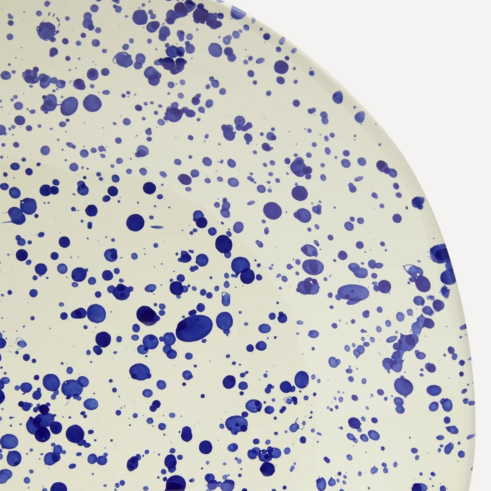 Puglia Splatter Shallow Serving Bowl