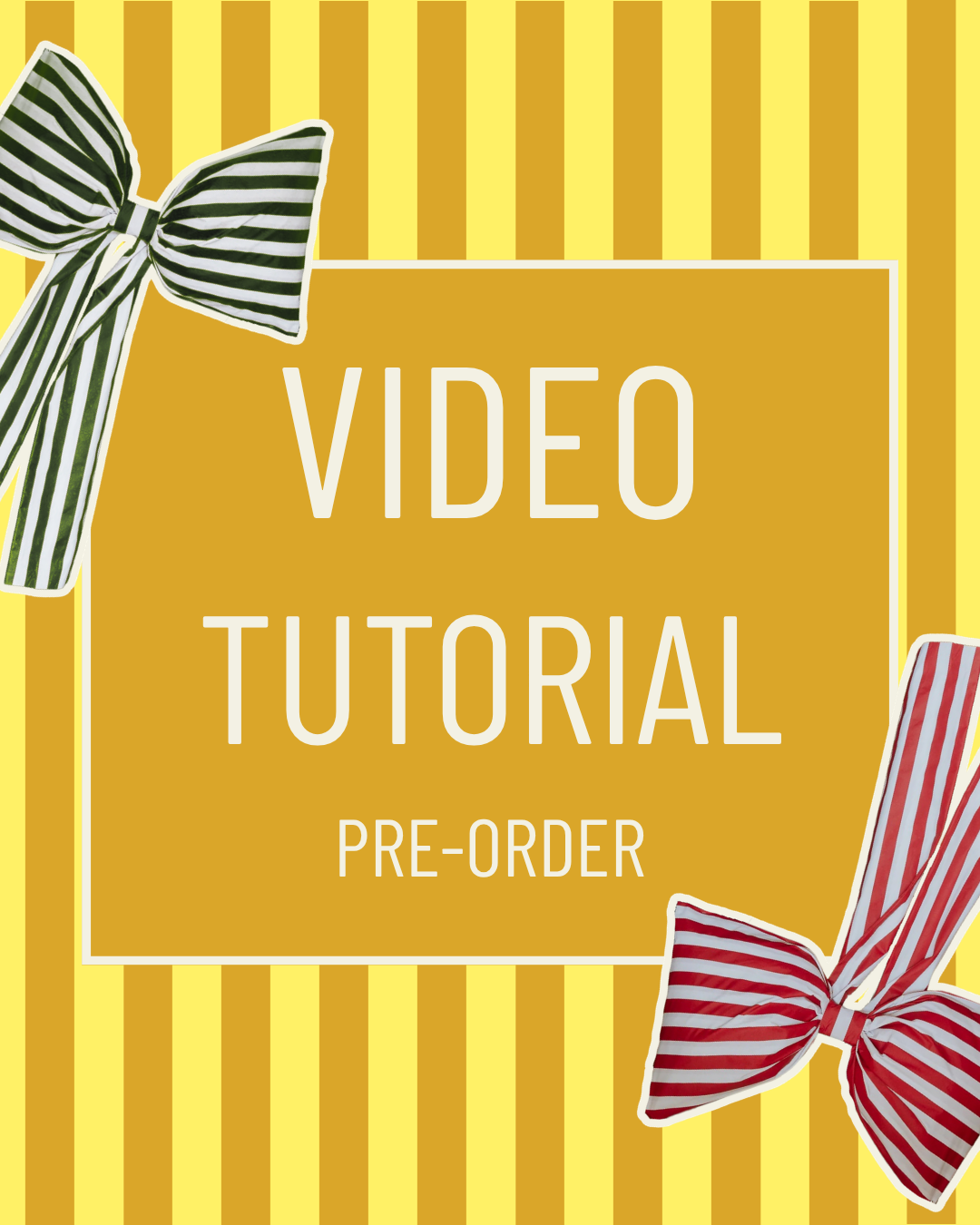 Giant Bow Video Tutorial