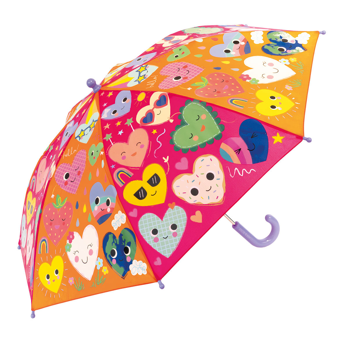 Colour Changing Heart Umbrella