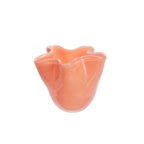 Glass Vase Coral Pink
