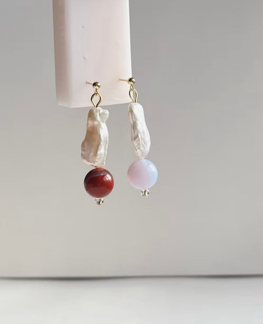 Pearl Cloud Earrings