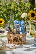 Cutlery Wicker Basket