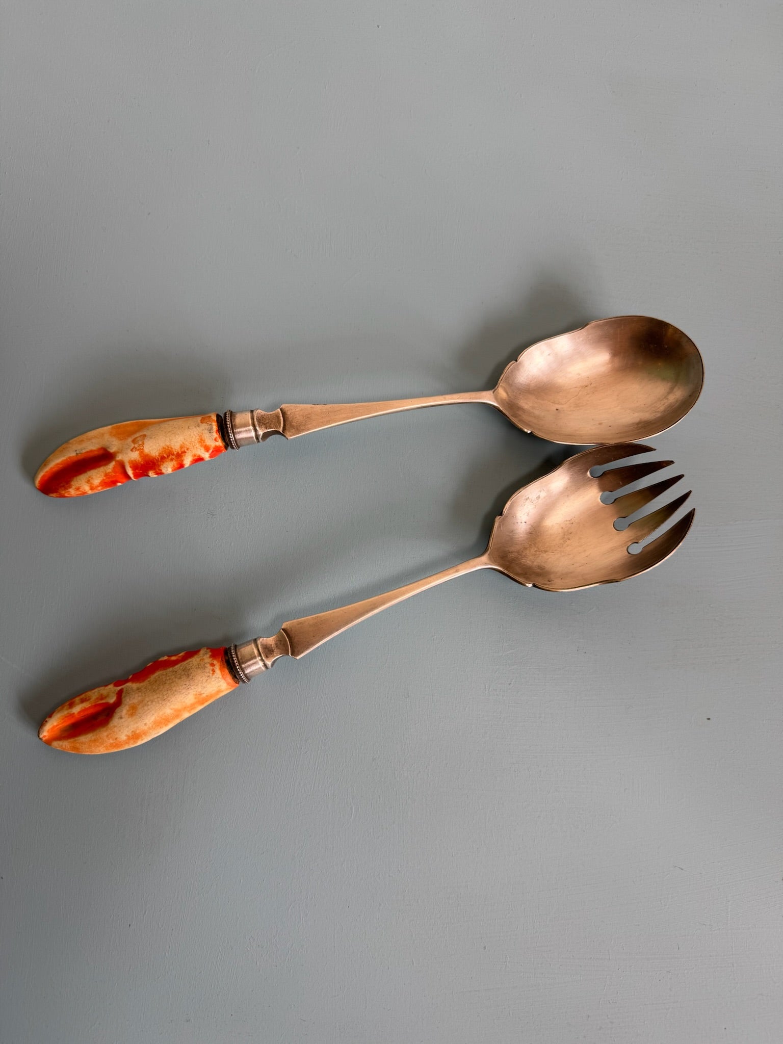 Vintage Lobster Salad Servers