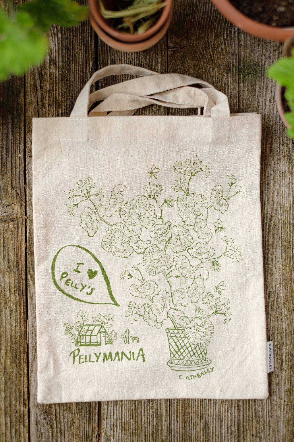 C Atherley Tote Bag 'I Love Pelly'