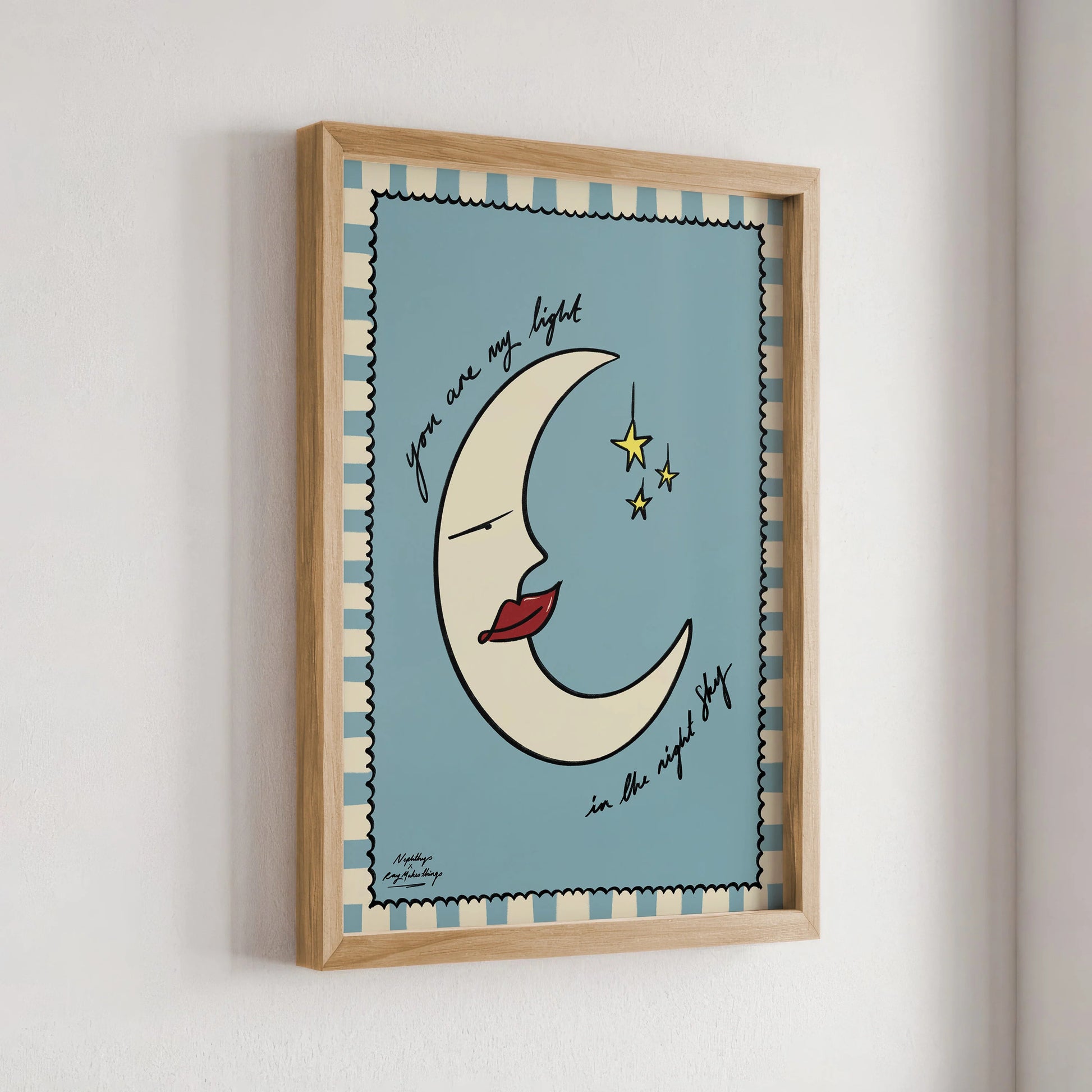 You are my light in the sky Print