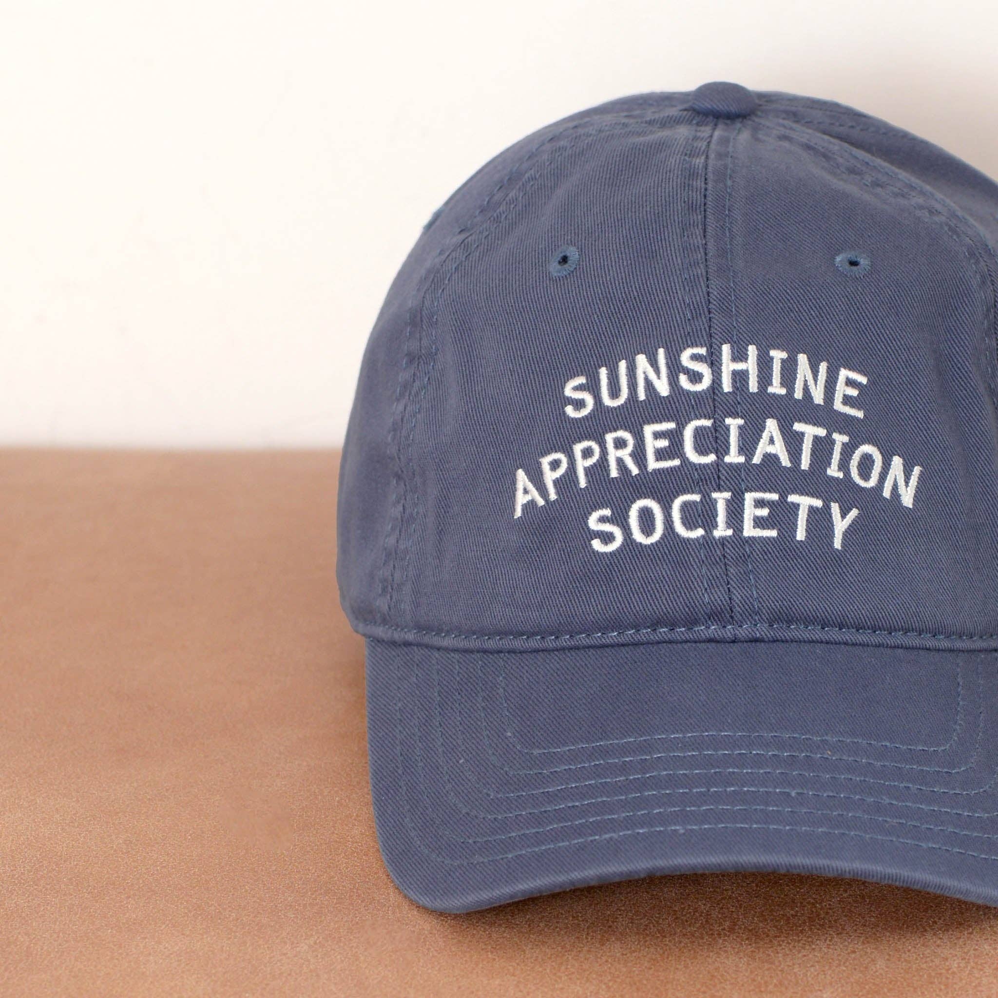 Sunshine Appreciation Society Blue Cap