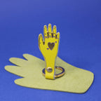 Palm Reader Leather Key Fob