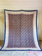 Double Quilts - Orange & Navy