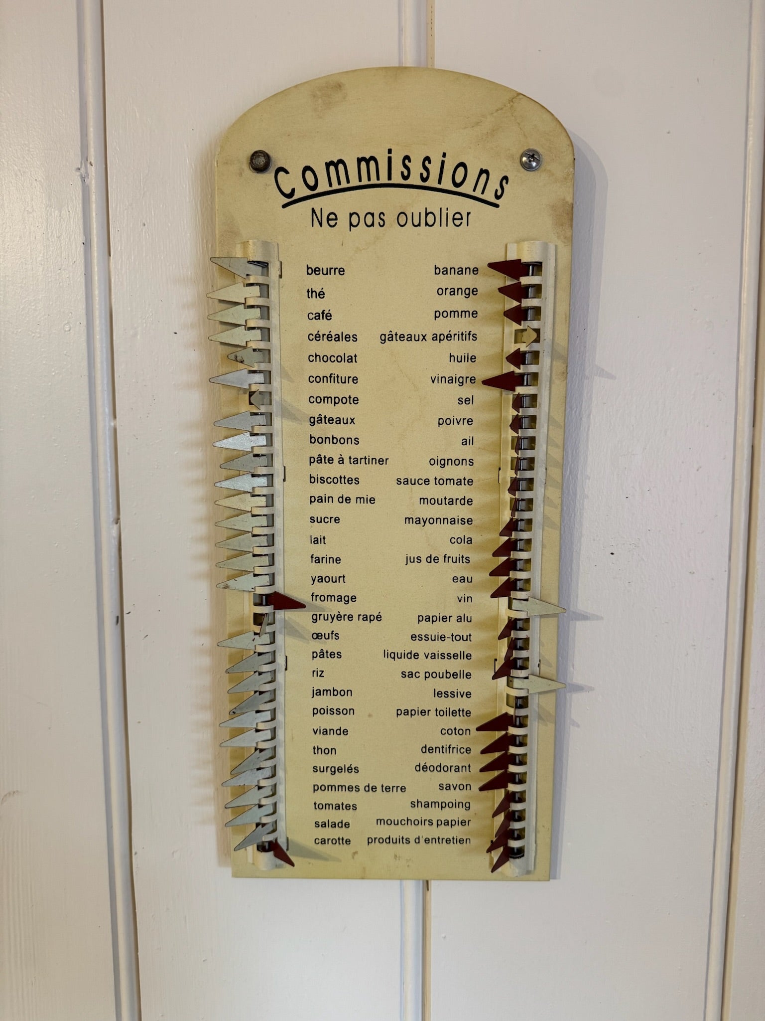 Vintage Metal Shopping List