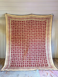 Double Quilts - Red & Cream
