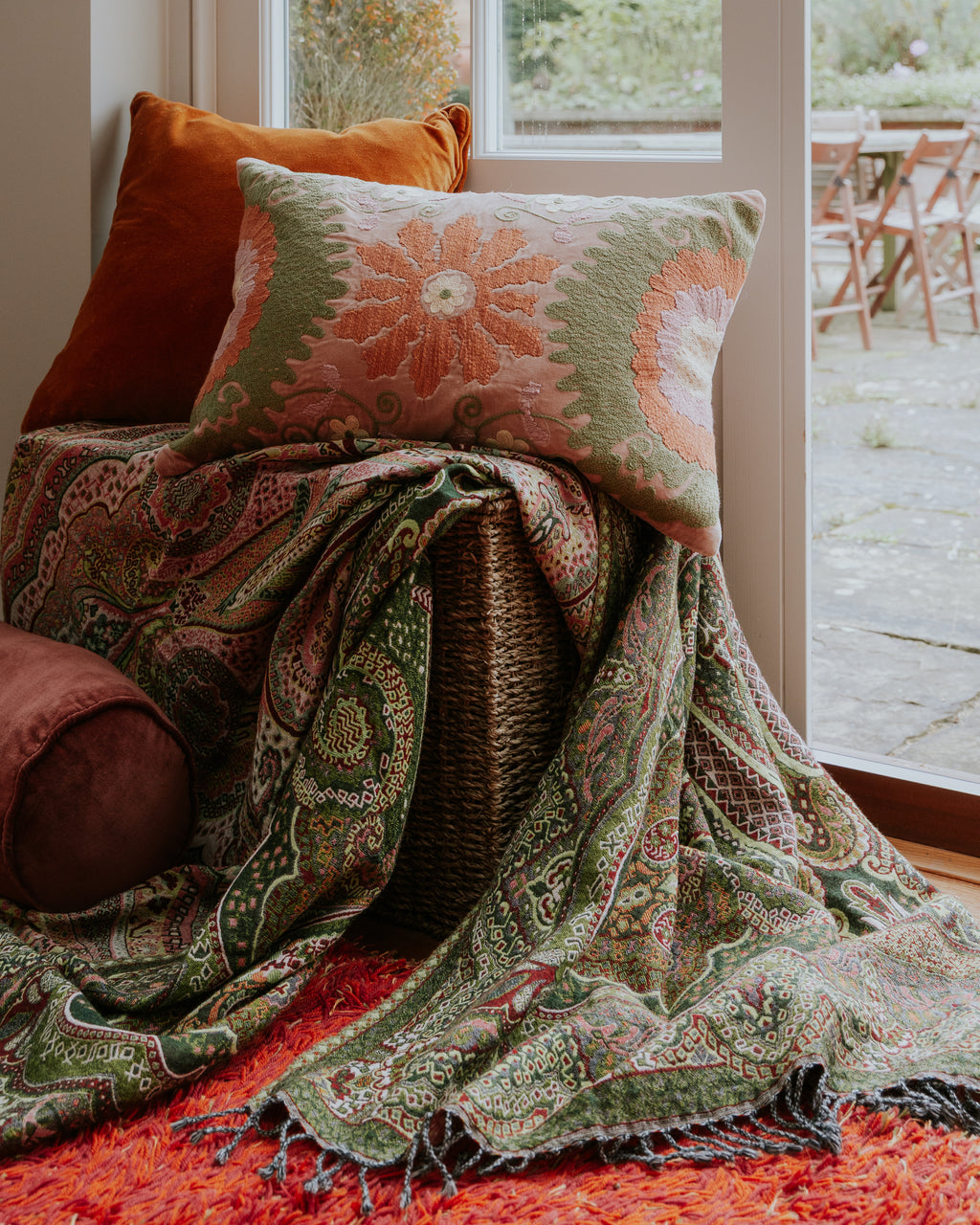 Wool Blanket Paisley