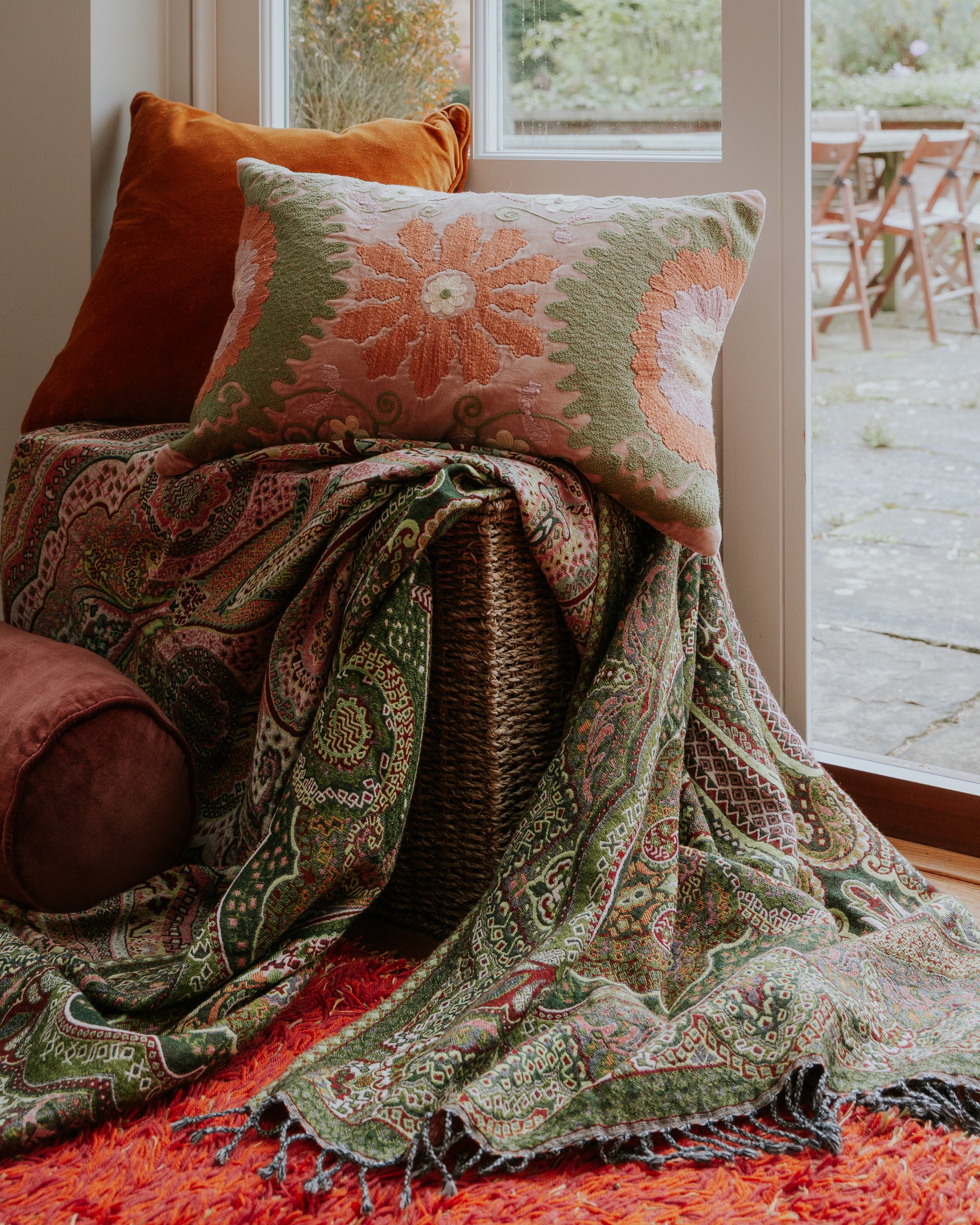 Wool Blanket Paisley