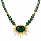 Green Onyx Natural Stone Necklace
