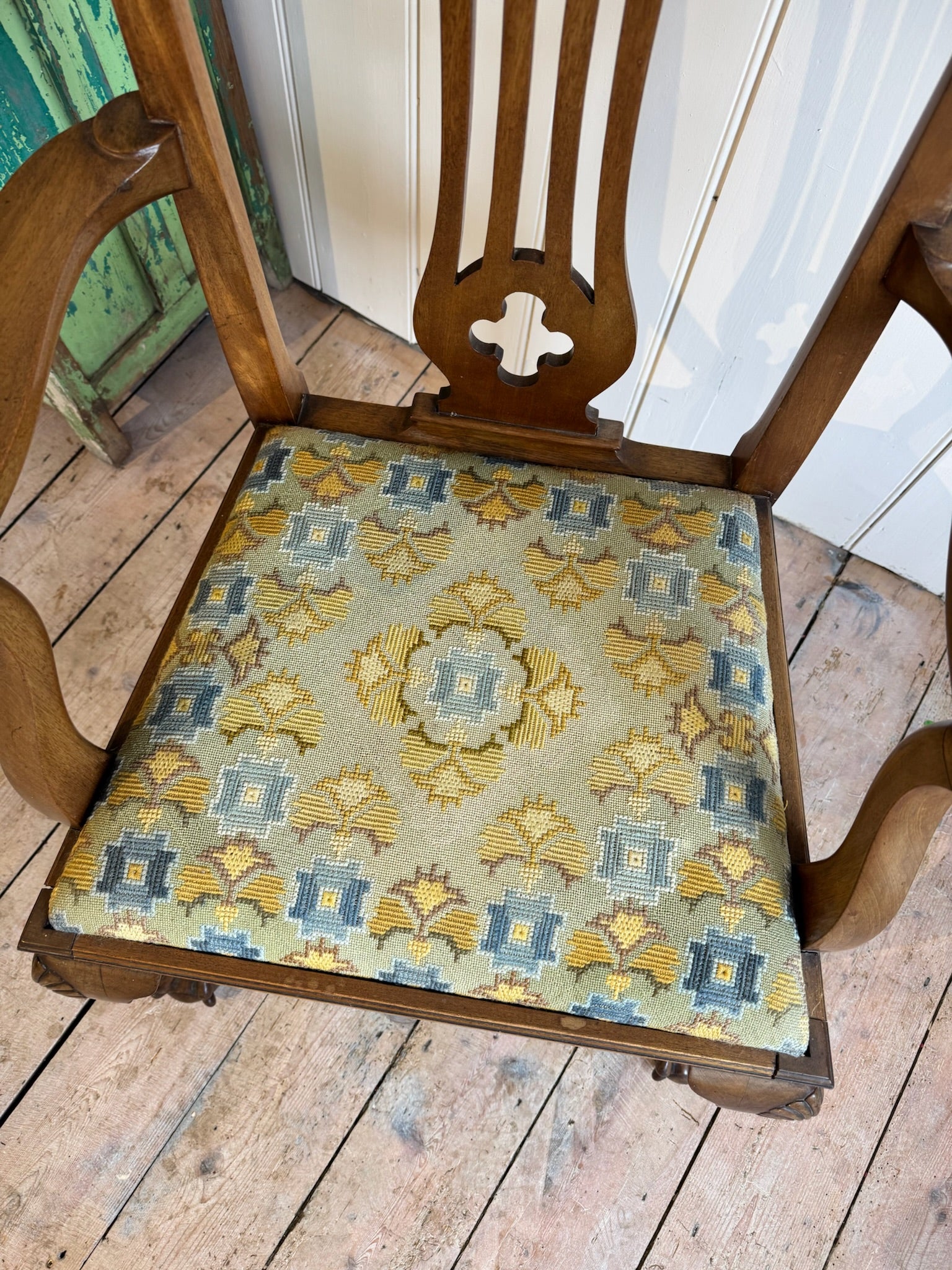 20th Century Carver Style Side Chair