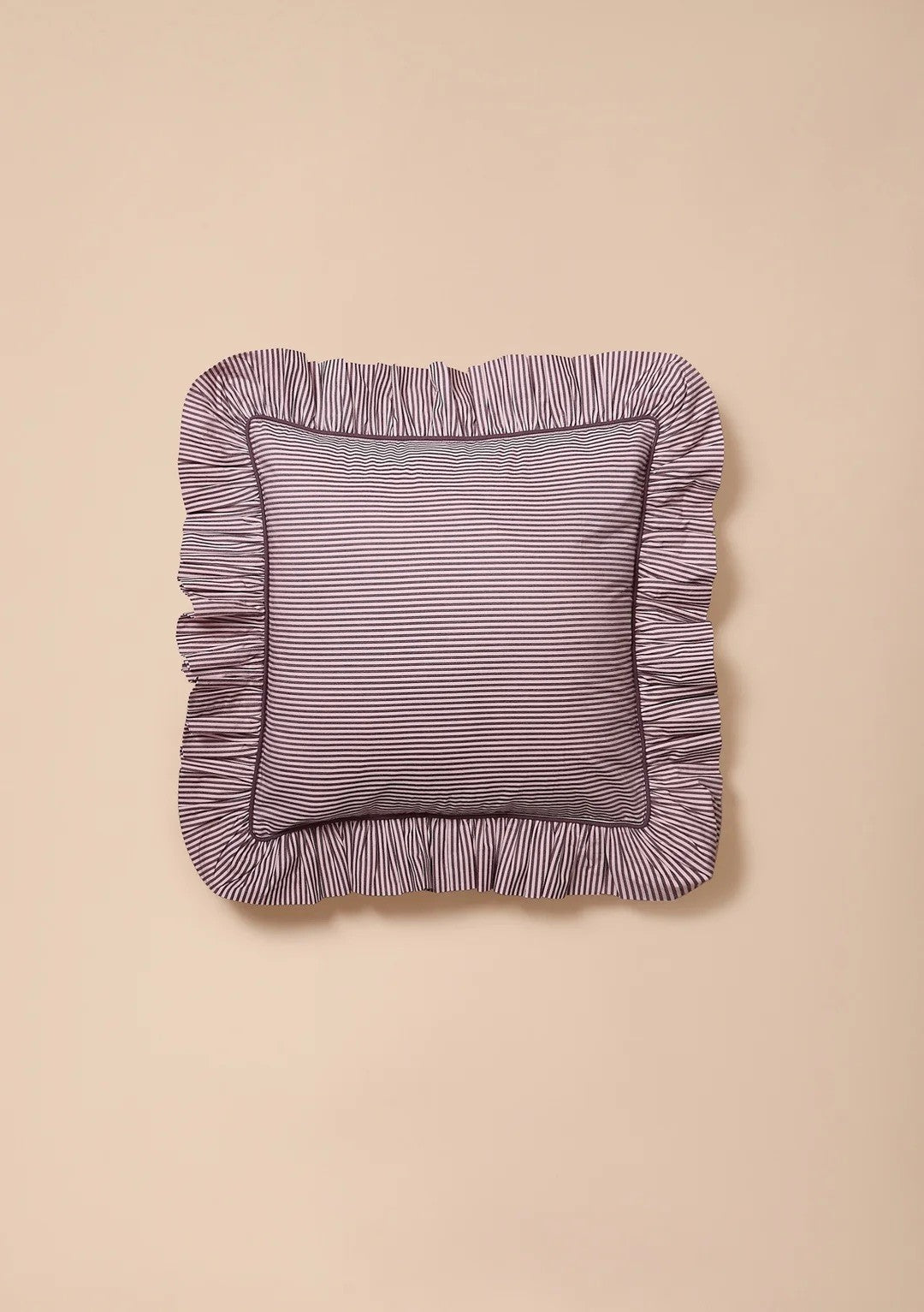 Fig Micro Stripe Cushion