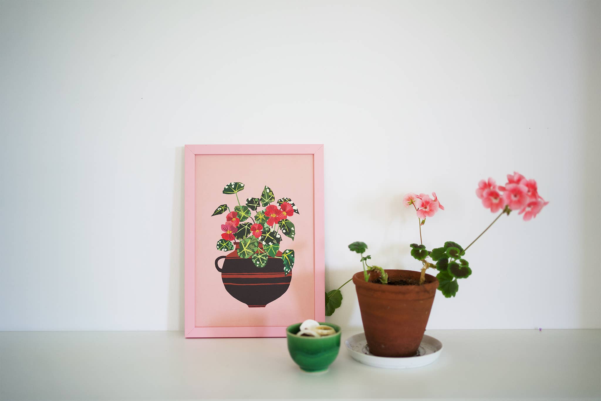 Begonia Print A4
