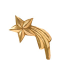Shooting Star Brass Ornament