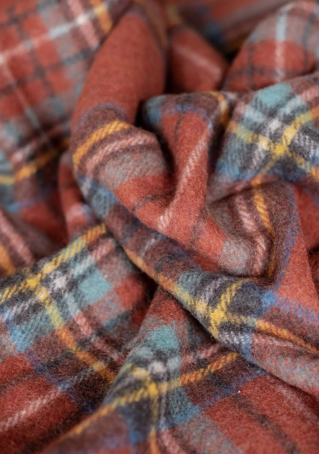 Steward Tartan Recycled Wool Blanket