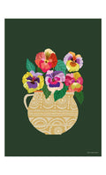 Pansies Print A3