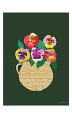 Pansies Print A3