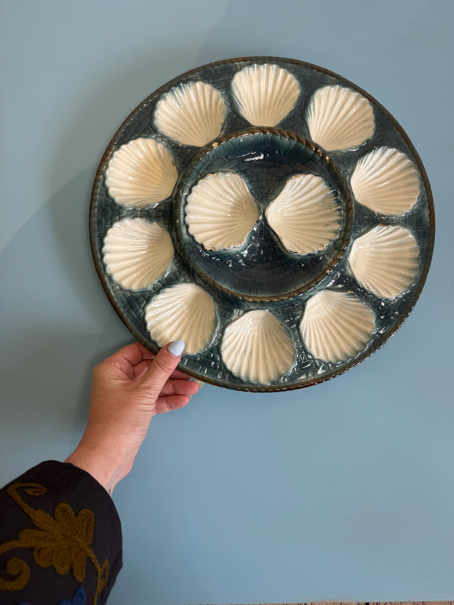 Large Shell Serving Plate