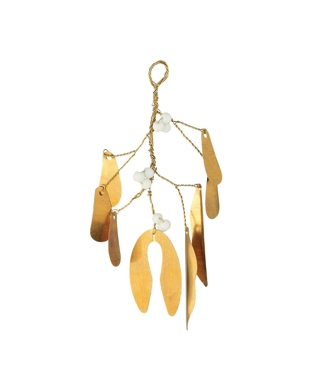 Brass Mistletoe Small