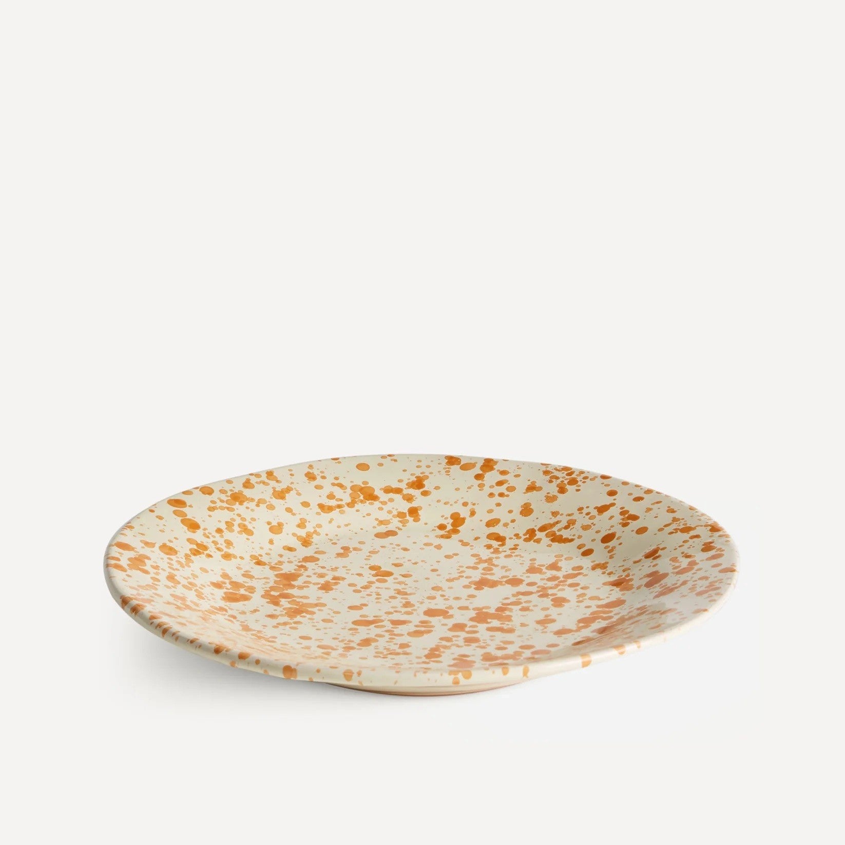 Puglia Splatter Shallow Serving Bowl