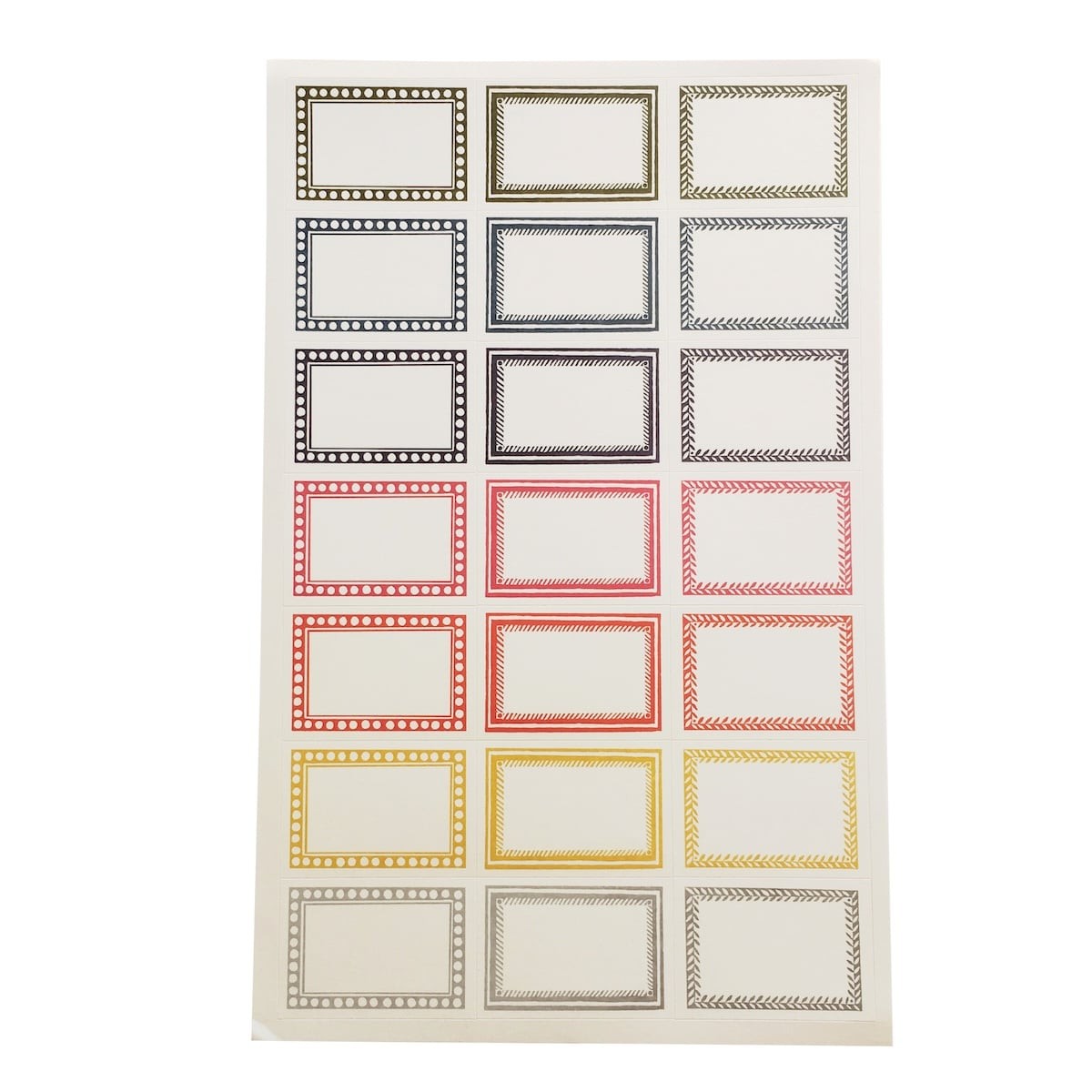 42 Self Adhesive Labels