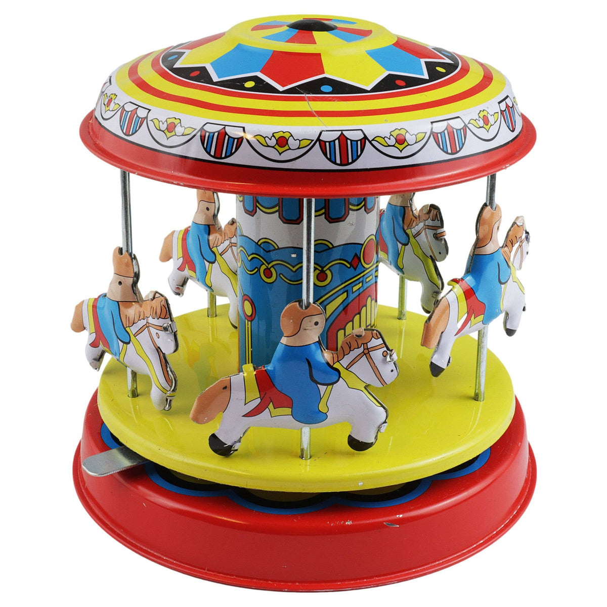 Tin toy carousel funfair carnival