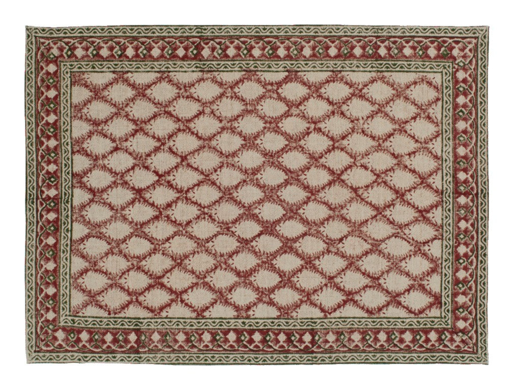 Pair Of Cypress print Linen Placemats