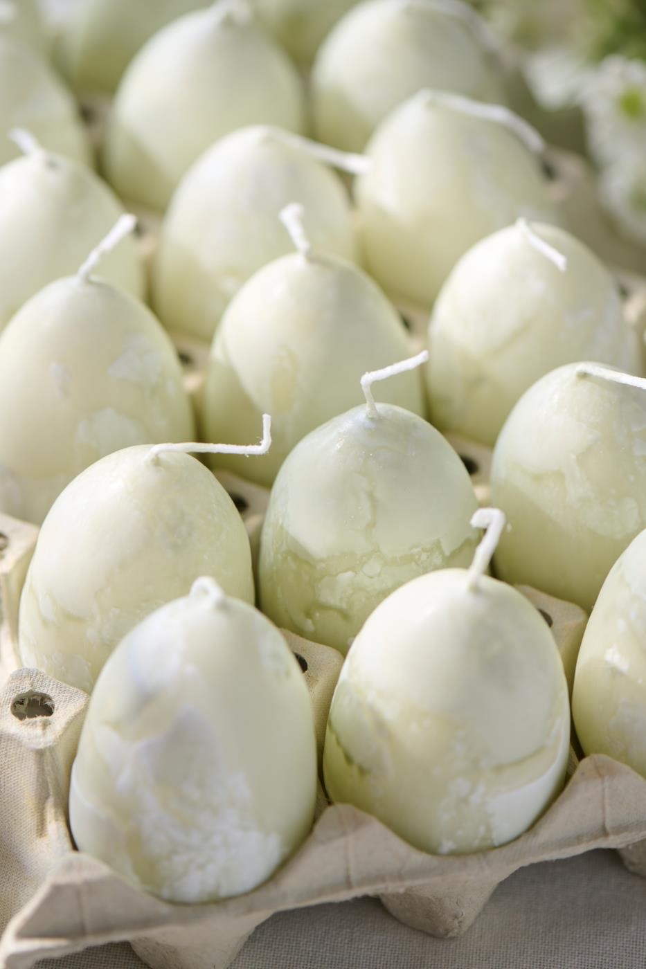 Egg Candles Green
