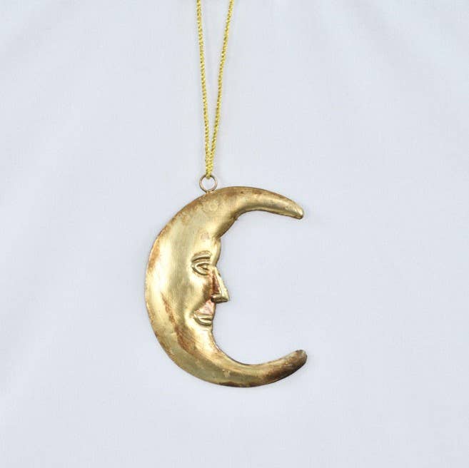 Crescent Moon-Shaped Decoration