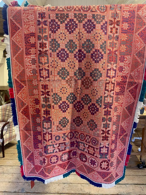 Fringed Vintage Kantha