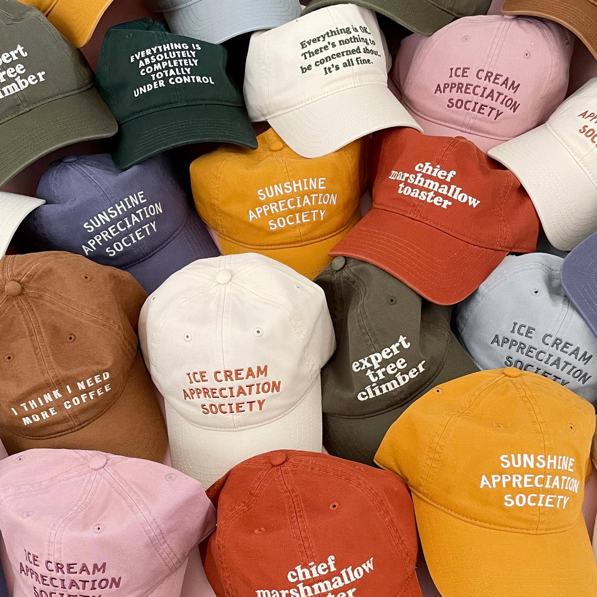 Blue Cotton Ice Cream Appreciation Society Cap