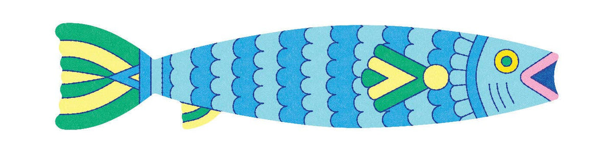 Sardines Fishy Sticky Notes (Notepad/Sticky Notes)