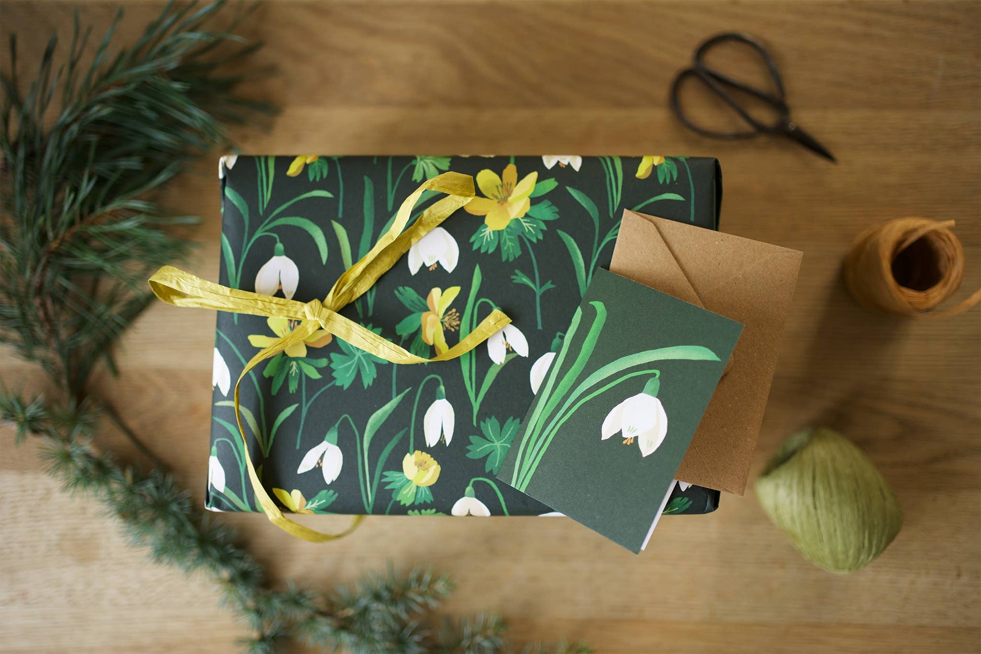 Snowdrops Gift Wrap