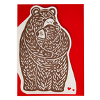 Bear Hug | Cut-Out - Greeting Card
