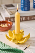 Candle Holder Daffodil Yellow