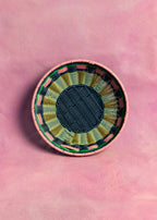 Woven Bowl - Pink/Navy