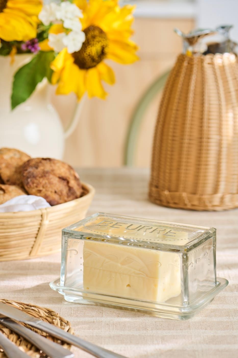 Glass Butter Dish