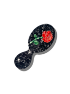 Hand-painted Rose Stem Handbag Hero Brush | Eco-Friendly