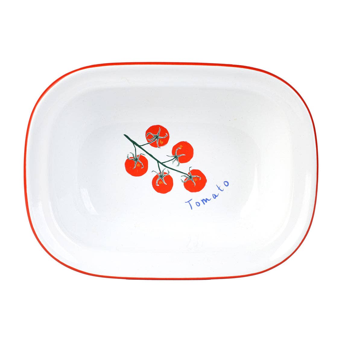 Tomato Green Oven Enamel Dish