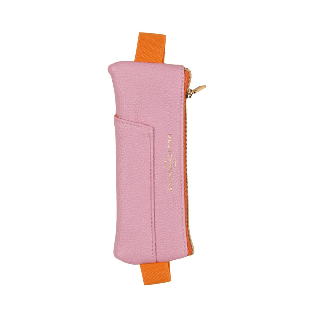 Pen Pouch - Pink + Orange