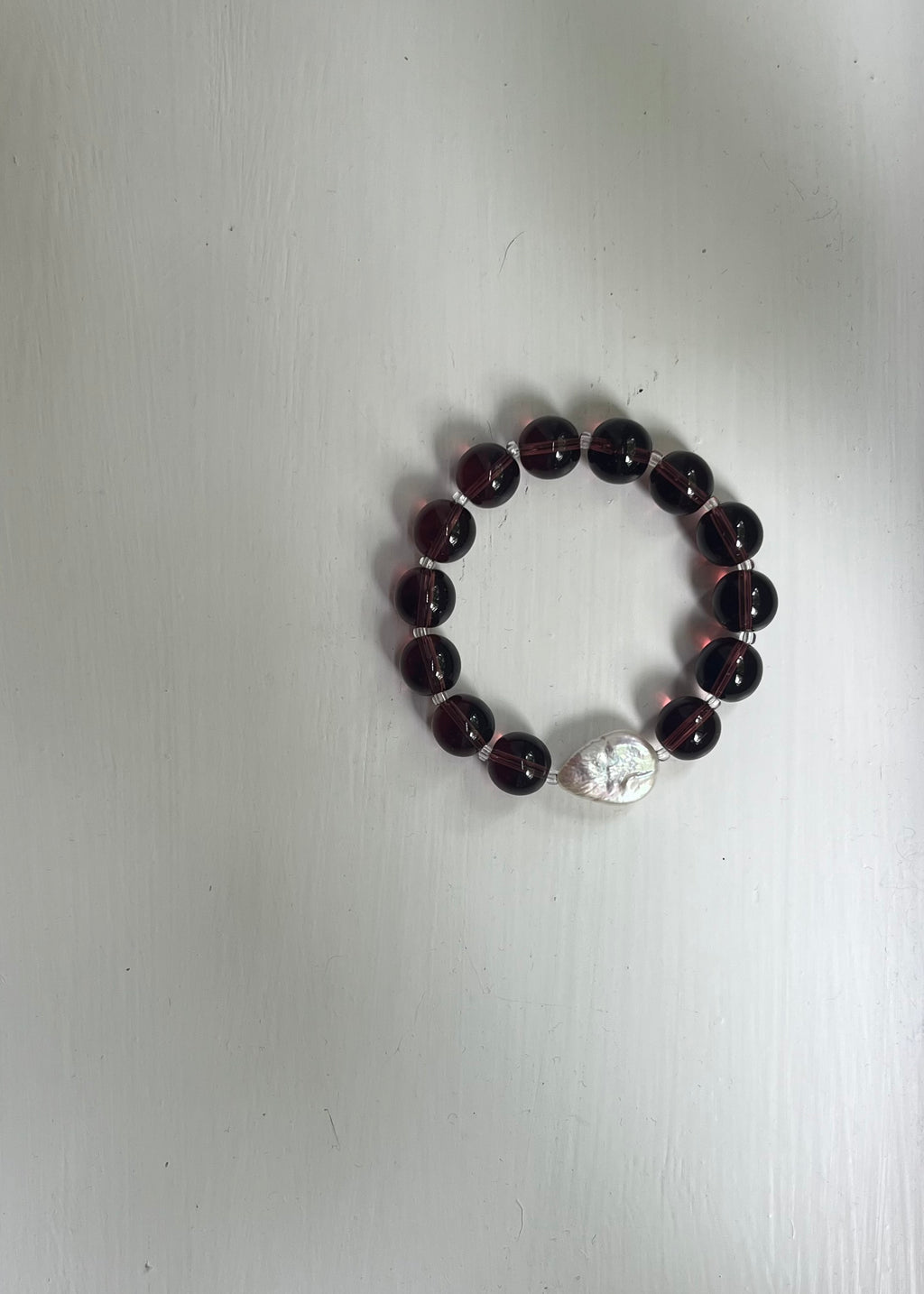 Shells Bracelet Aubergine