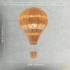 Hot Air Balloon Rattan Easy Fit Pendant Lighting Shade