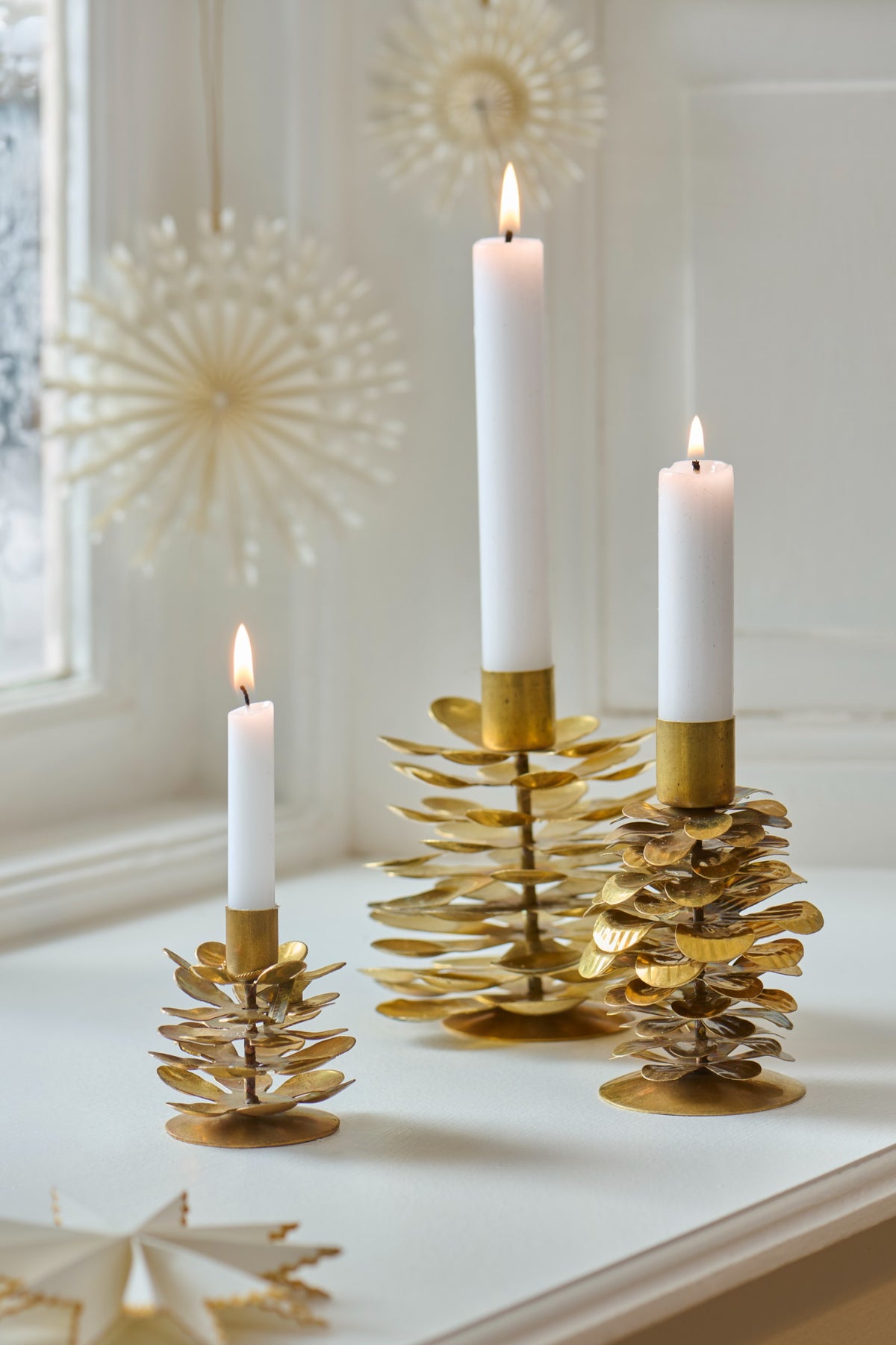 Medium Pine Cone Candle Holder